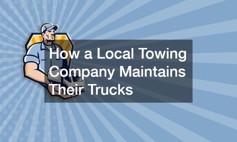 How a Local Towing Company Maintains Their Trucks